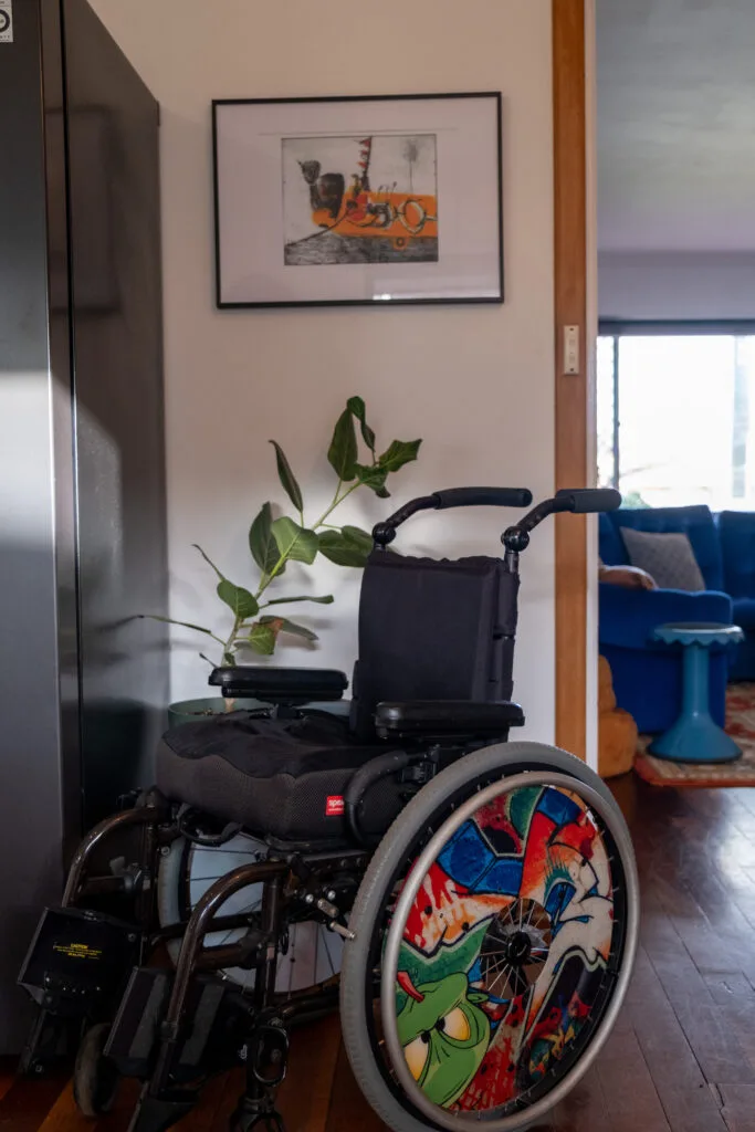 Wheelchair accessible home suited for NDIS decluttering support